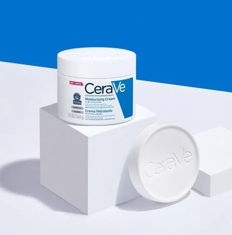 CeraVe Moisturizing Cream | Daily Face & Body Moisturizer for Dry Skin