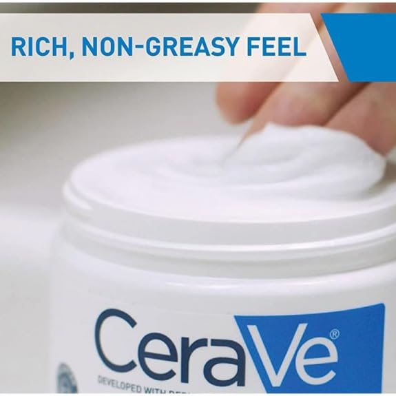 CeraVe Moisturizing Cream | Daily Face & Body Moisturizer for Dry Skin