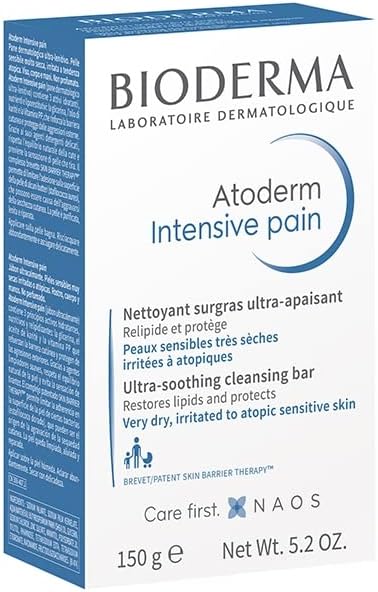 Bioderma Atoderm Intensive Pain Ultra-Soothing Cleansing Bar for Very Dry to Atopic Skin