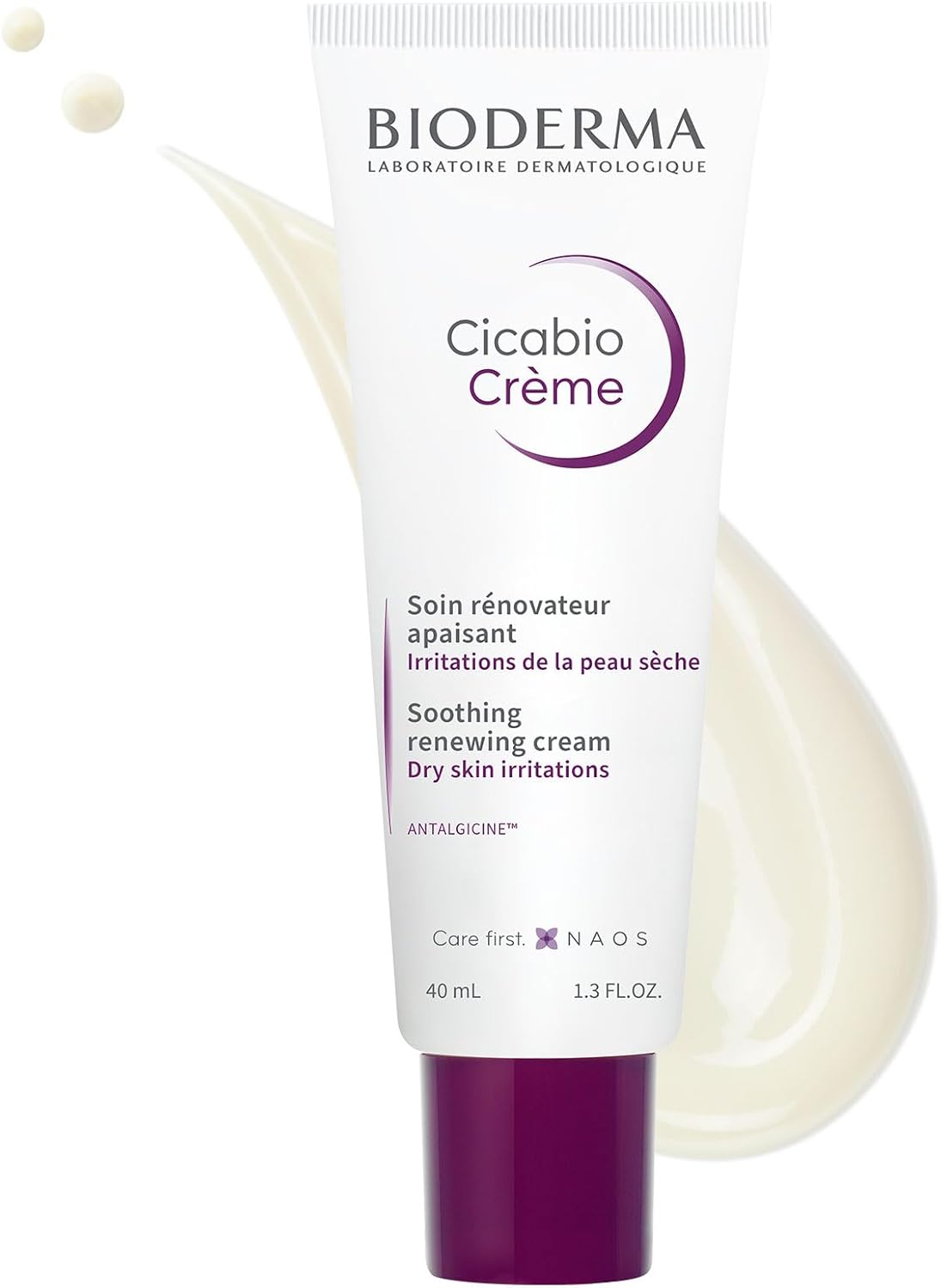 BioDerma Cicabio Cream Soothing Repairing Cream for Unisex, 1.33 oz, 40 Milliliters