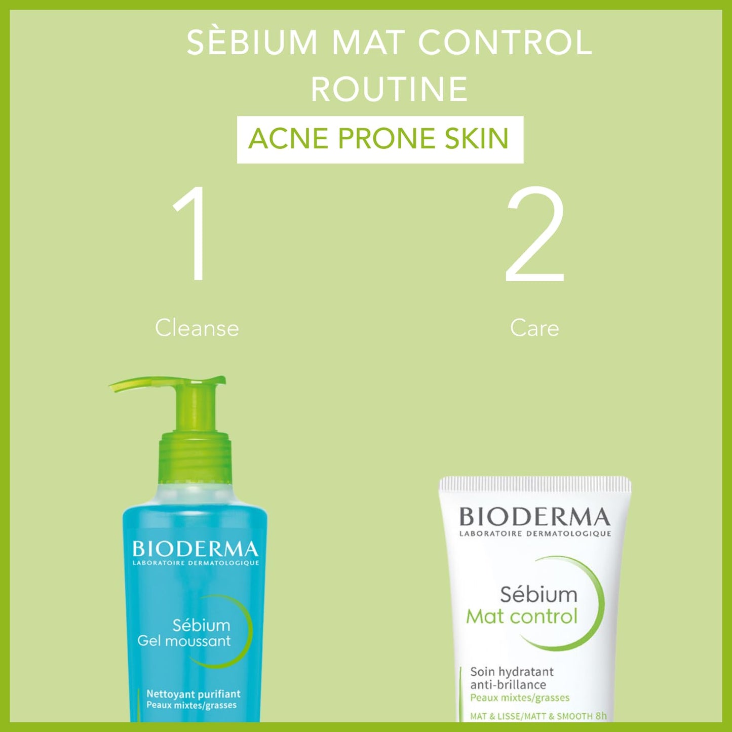 Bioderma - Sébium - Mat Control Cream - Mattifying and moisturizing daily cream - for Combination to Oily Skin