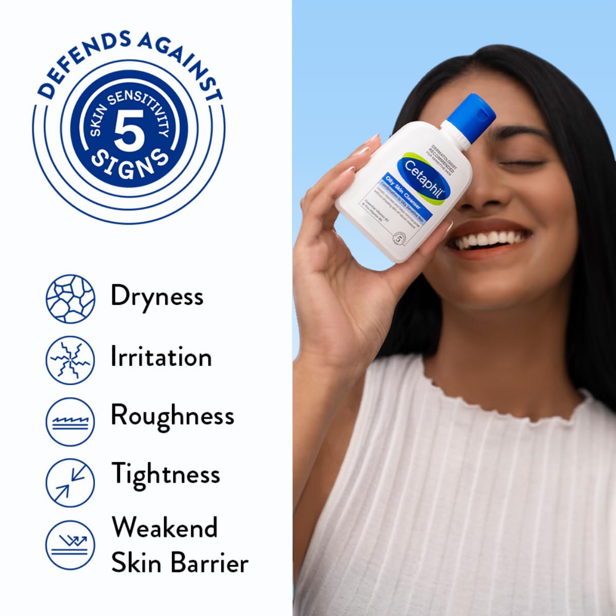 Cetaphil Oily Skin Cleanser, Daily Face Wash for Oily, Acne prone Skin, Gentle Foaming