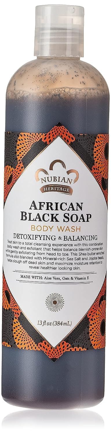 Nubian Heritage Body Wash, African Black Soap