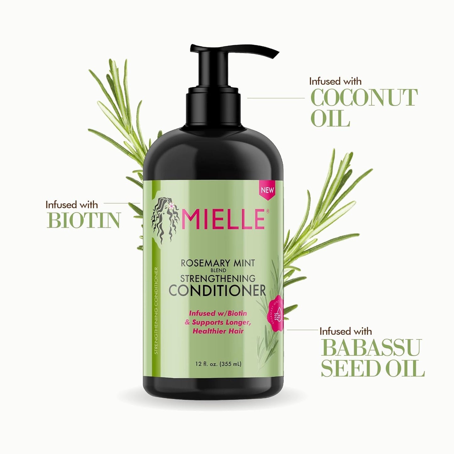 Mielle Organics Rosemary Mint Strengthening Conditioner with Biotin