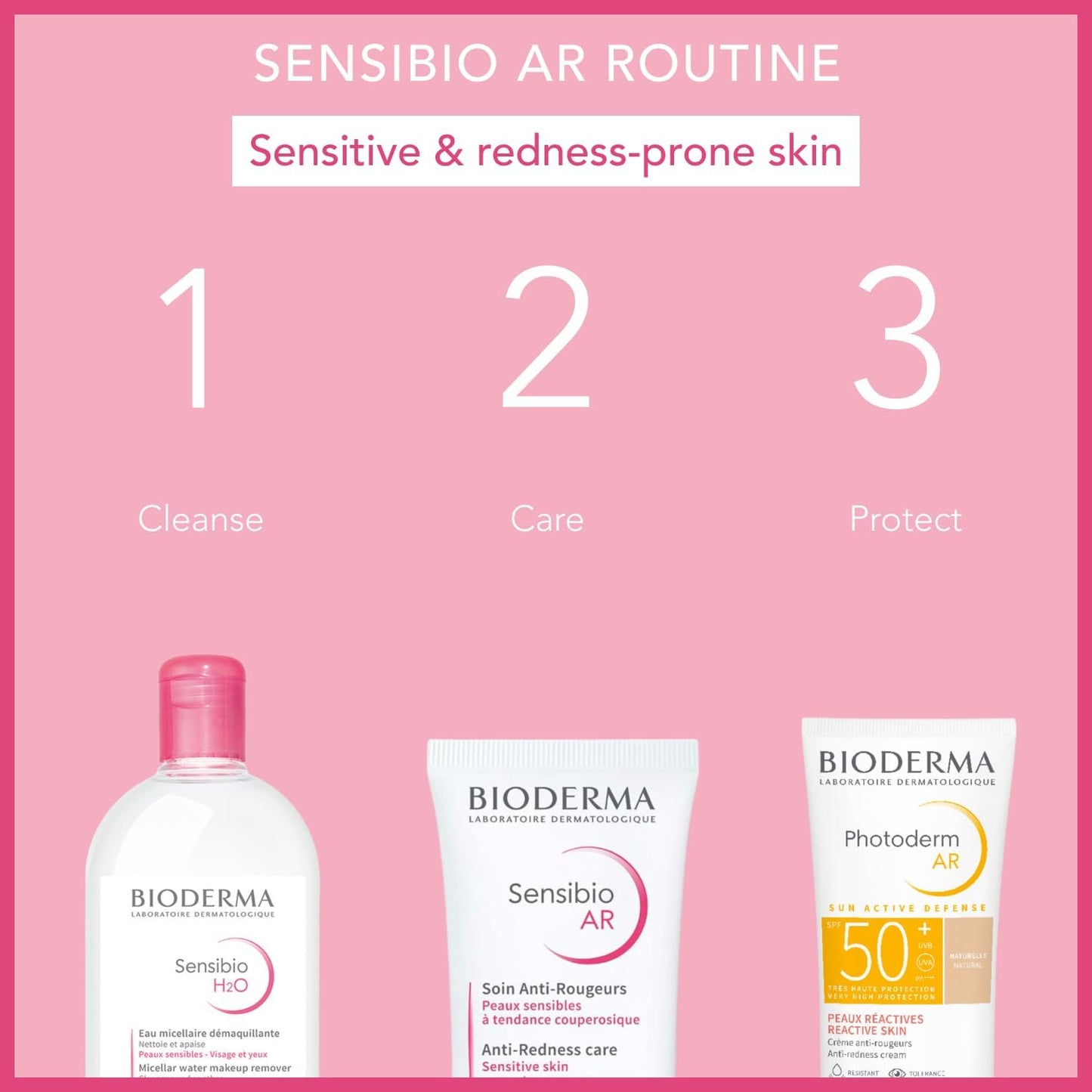 Bioderma - Sensibio AR Cream - Facial Redness Relief Lotion - Skin Soothing and Moisturizing - Face Lotion for Sensitive Skin