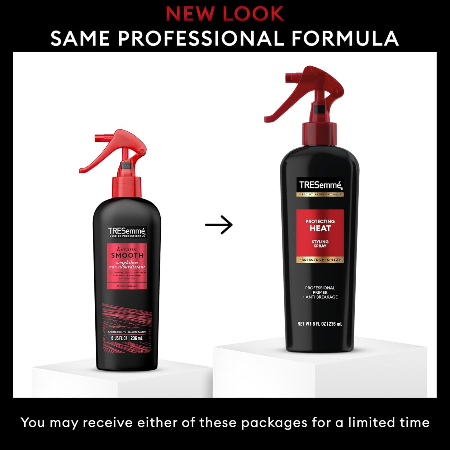 TRESemmé Styling Spray Protecting Heat for Taming Frizz & Reducing Breakage