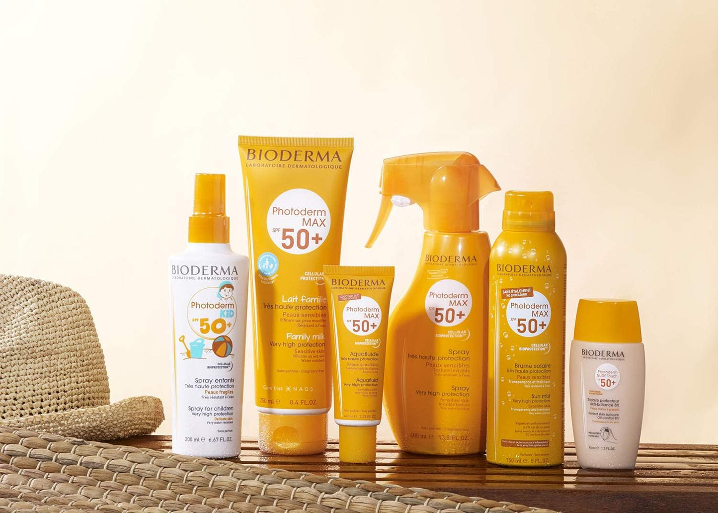Bioderma Photoderm MAX Aquafluide SPF 50+ Dry Touch Mat Finish Travel Pocket Sunscreen, 30ml
