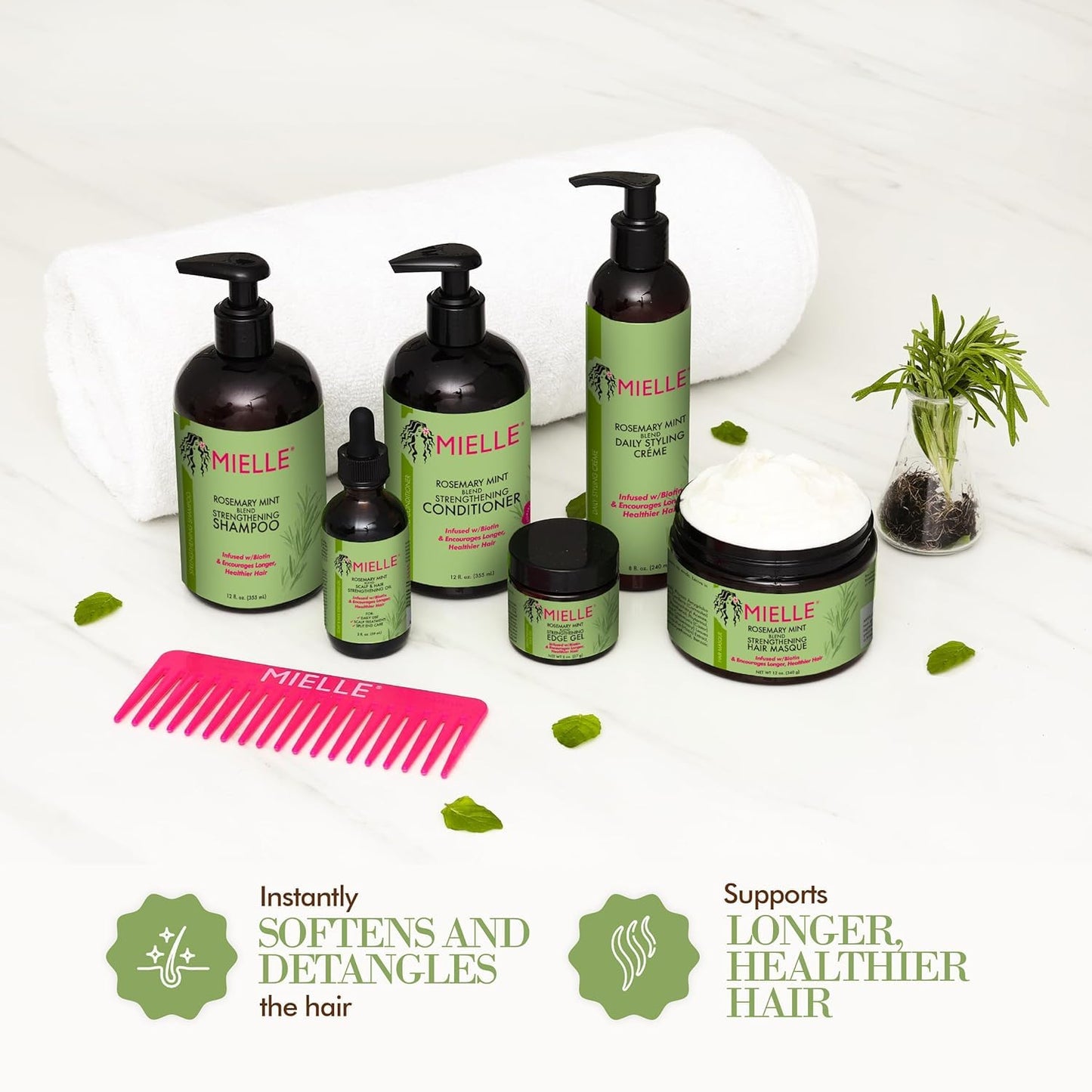Mielle Organics Rosemary Mint Strengthening Conditioner with Biotin