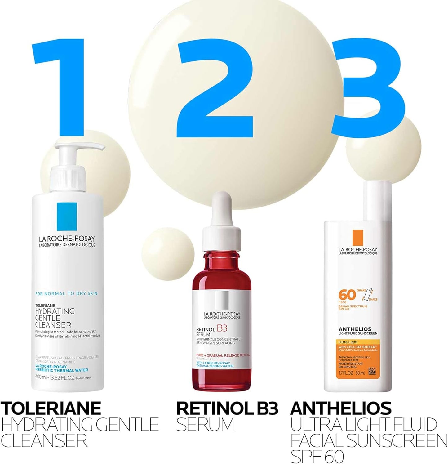 La Roche-Posay Retinol B3 Serum 30ml - Anti-Aging Serum for Skin Renewal and Brightening