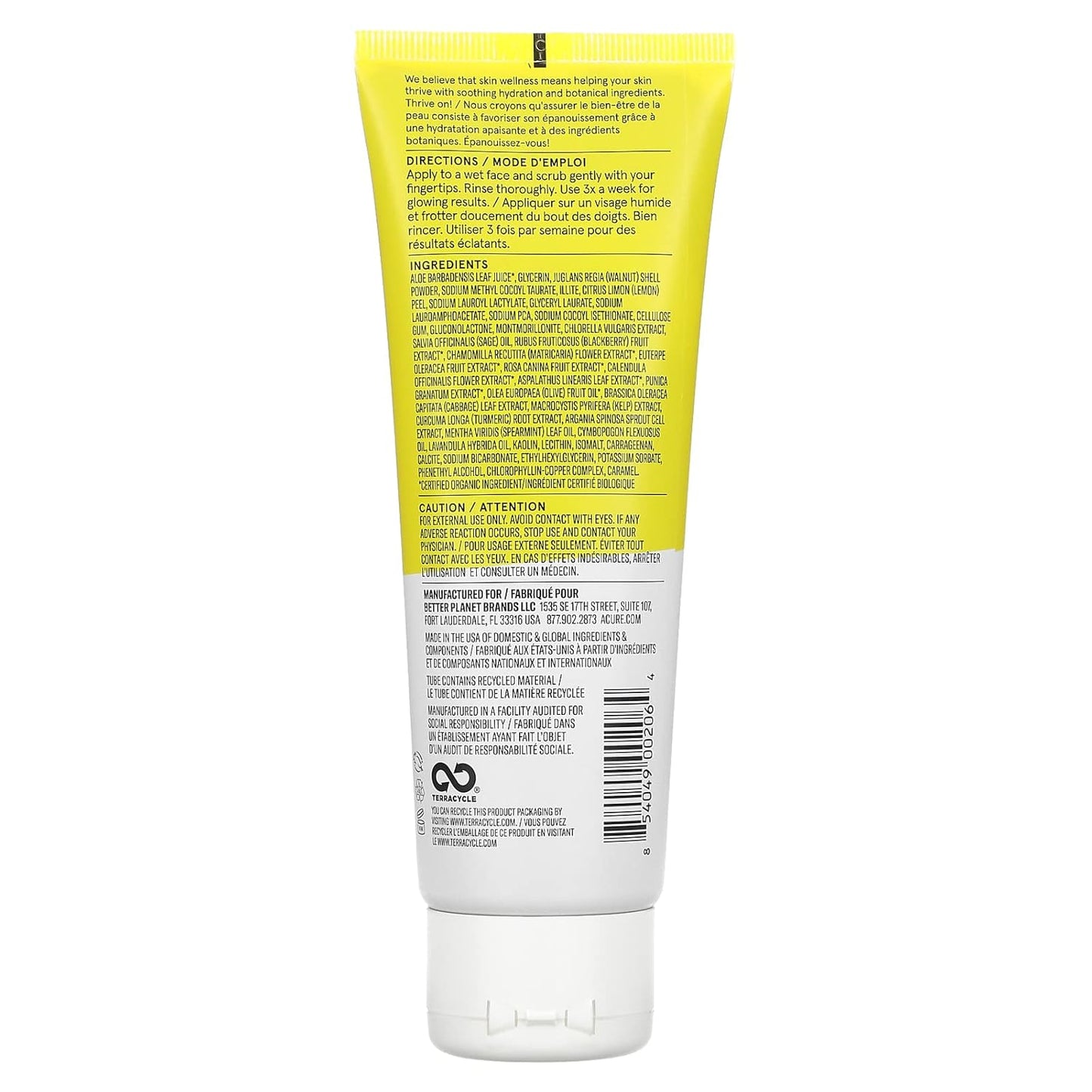Acure Organics Brightening Facial Scrub